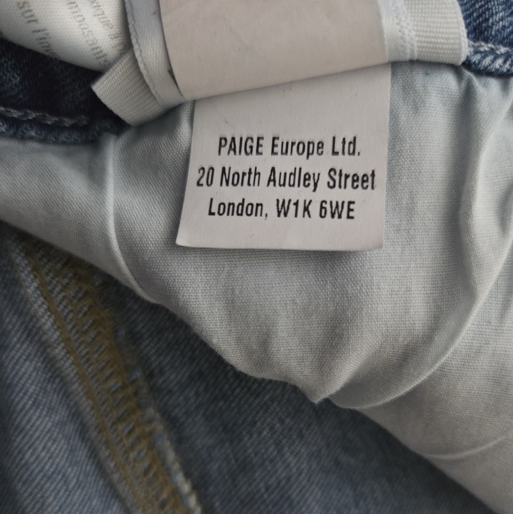 Paige Heritage Sasha Jeans Size 32 - Picture 6 of 11